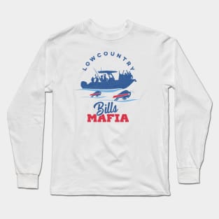 Bills Mafia...By Land, By Air, By Sea - White Long Sleeve T-Shirt
